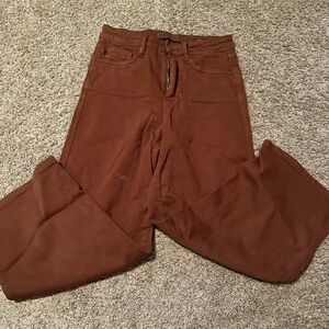 Judy Blue Brown Ankle Cropped Pants